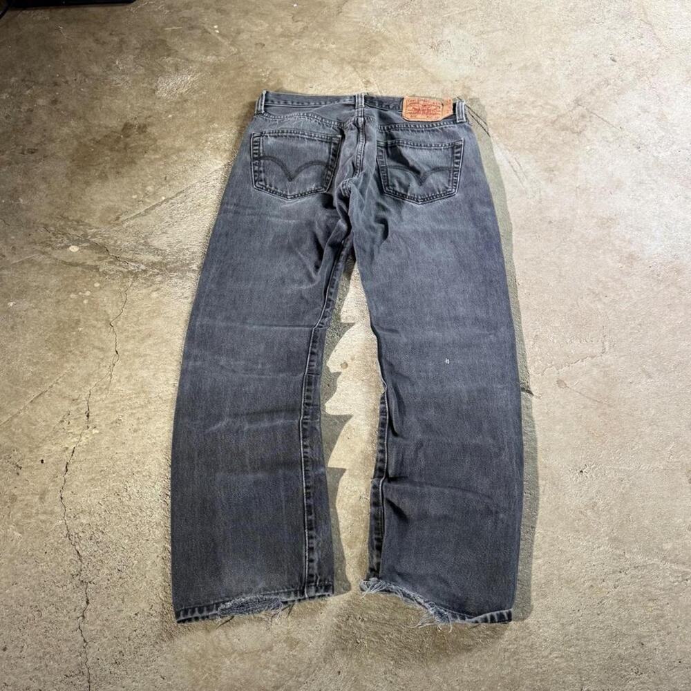 Y2K Levi's 501 Button Fly Black Jeans